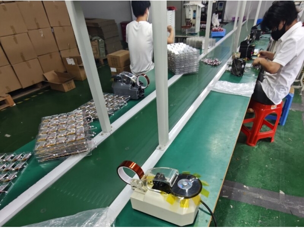 Production line packing